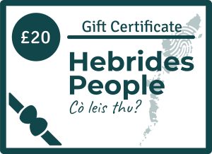 Hebrides People Gift Certificate £20
